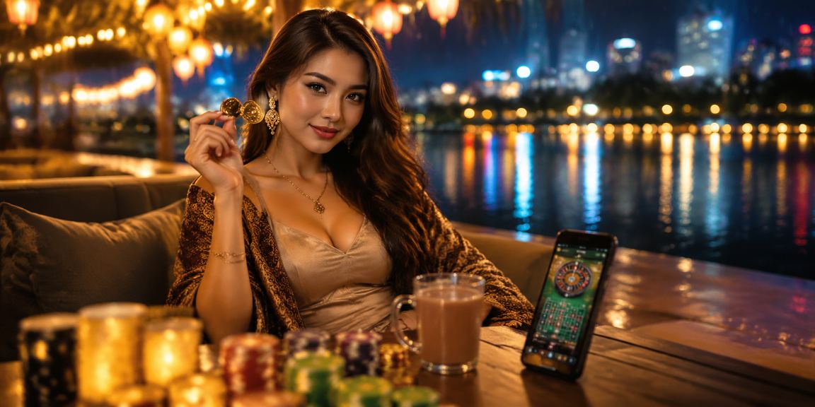 Pemain Malaysia menyemak odds perlawanan melalui telefon bimbit